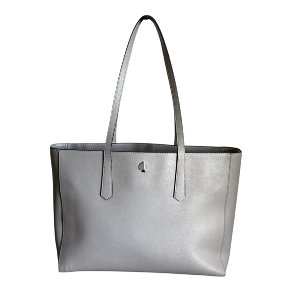 Authentic Kate Spade Molly Large Leather Tote True Taupe! - Picture 2 of 15